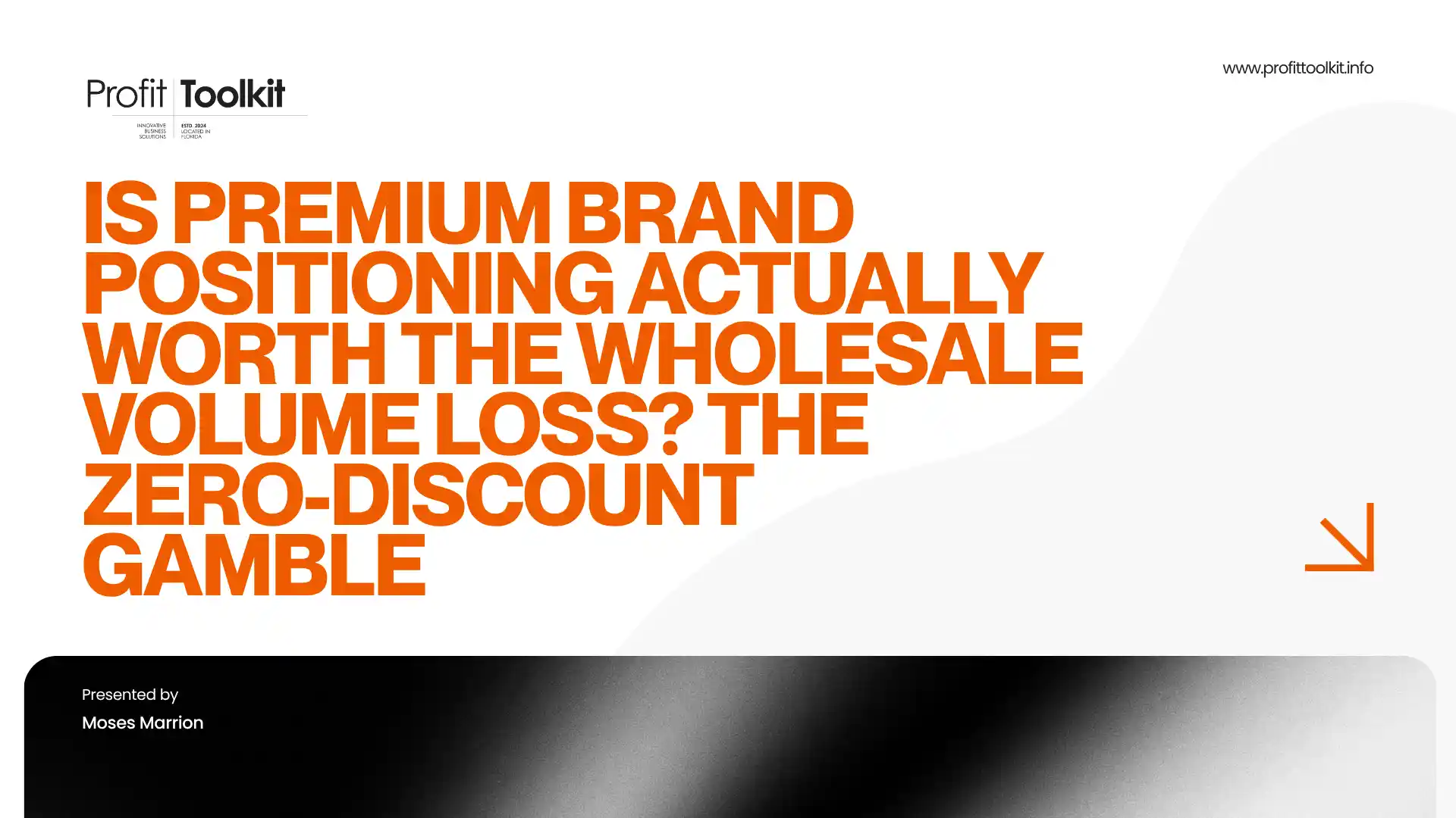Is Premium Brand Positioning Actually Worth the Wholesale Volume Loss The Zero-Discount Gamble