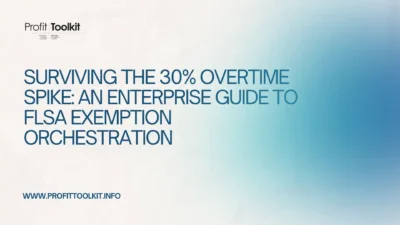 Surviving the 30% Overtime Spike An Enterprise Guide to FLSA Exemption Orchestration